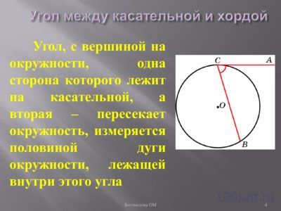 Презентация углы связанные с окружностью - слайд 3 3 слайд презентации углы связанные с окружностью