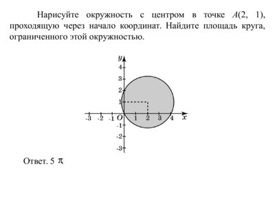 Презентация решение задач на площадь круга