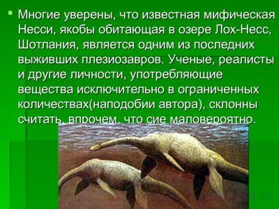 Презентация морские динозавры - слайд 6 6 слайд презентации морские динозавры