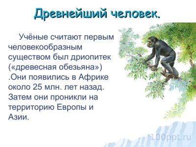 Презентация как появился человек на земле - слайд 1 1 слайд презентации как появился человек на земле