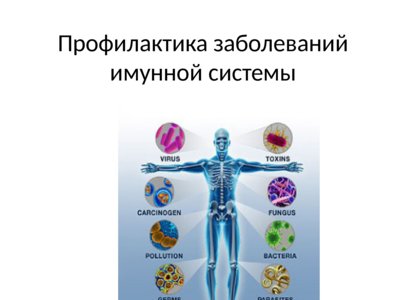 Презентация профилактика заболеваний иммунной системы
