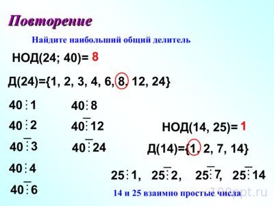 Презентация сокращение дробей - слайд 1 1 слайд презентации сокращение дробей