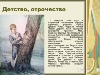 Презентация Чарльз Дарвин - слайд 2 2 слайд презентации Чарльз Дарвин