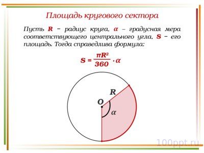 Презентация решение заданий площади частей круга - слайд 2 2 слайд презентации решение заданий площади частей круга