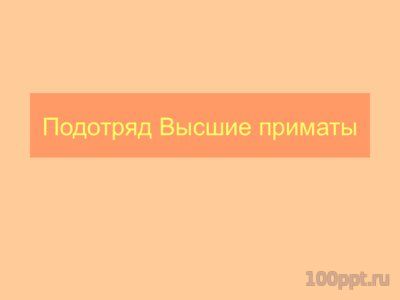 Презентация отряд приматы - слайд 5 5 слайд презентации отряд приматы