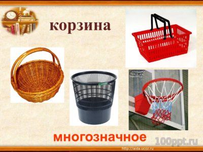 Презентация многозначность слова - слайд 6 6 слайд презентации многозначность слова