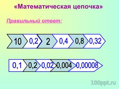 Презентация умножение десятичных дробей - слайд 9 9 слайд презентации умножение десятичных дробей
