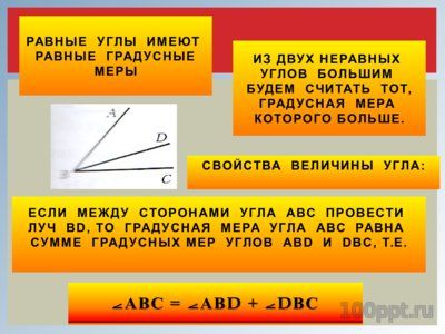 Презентация обозначение углов - слайд 6 6 слайд презентации обозначение углов