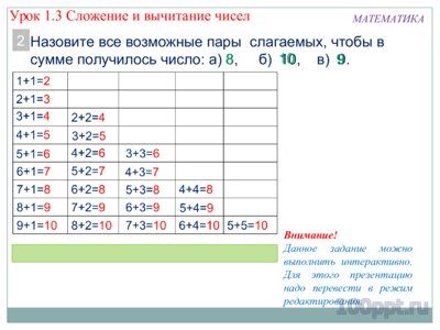 Презентация сложение и вычитание чисел в столбик - слайд 3 3 слайд презентации сложение и вычитание чисел в столбик