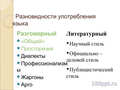 Презентация функциональные стили речи - слайд 9 9 слайд презентации функциональные стили речи