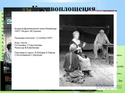 Презентация биогафия Максима Горького - слайд 14 14 слайд презентации биогафия Максима Горького