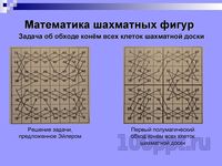 Презентация математика на шахматной доске - слайд 8 8 слайд презентации математика на шахматной доске